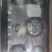 گاز استیل گاز شیشه صفحه ای و هود مخفی|اجاق گاز و لوازم برقی پختوپز|شاهینشهر, عطار|دیوار