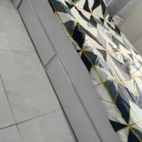 تخت ۱/۵ نفره سفید|تخت و سرویس خواب|ساری, |دیوار