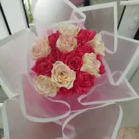 سفارش دسته گل و جعبه گل روبانی|گل مصنوعی|سنندج, |دیوار