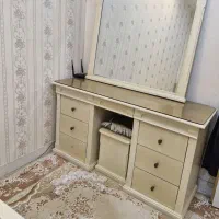 تخت دو نفره و دراور ب همراه روتختی|تخت و سرویس خواب|نظرآباد, نظرآباد|دیوار