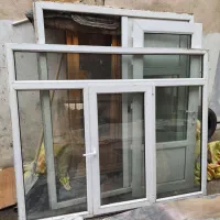 پنجره دو جداره upvc وین تک در حد نو|مصالح و تجهیزات ساختمان|آفتاب, |دیوار