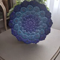 بشقاب دیوارکوب میناکاری