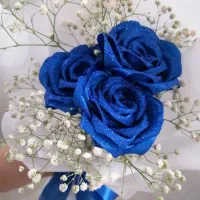 دسته گل رز سه شاخه|گل مصنوعی|خوی, |دیوار