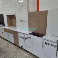 کابینت هایگلاس سفید طوسی سفید کاپوچینو کدz42|مصالح و تجهیزات ساختمان|کوچصفهان, |دیوار