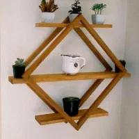 شلف چوب دیوار|کتابخانه، شلف، قفسههای دیواری|محمدشهر, محمدشهر|دیوار