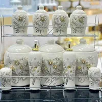 پاسماوری اورانوس جا حبوبات درب دار فلزی چینی طلایی|ظروف نگهدارنده، پلاستیکی، یک‌بارمصرف|یزد, |دیوار