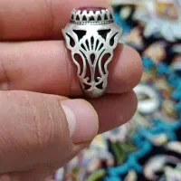 انگشتر نقره یاقوت عقیق یمن عتیقه کلکسیونی طلا|جواهرات|اصفهان, کساره|دیوار