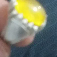 انگشتر عقیق زرد