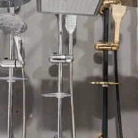 علم دوش حمام مدل رسوب گیر دکمه ای 2کاره