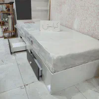 تخت یک نفره تخت یک نیم نفره توسکا|تخت و سرویس خواب|مشهد, گلبرگ شمالی|دیوار