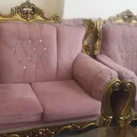 مبل هفت نفره همراه میز و عسلی|مبلمان خانگی و میز عسلی|همدان, |دیوار
