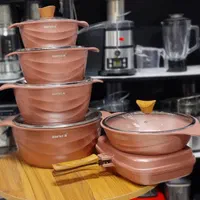 سرای ارزانی قابلمه چدن تابه ماهی داردسته چوبی جدید|ظروف پخت‌وپز|یزد, |دیوار