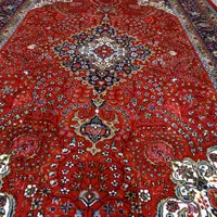 جفت شیش متری(۳×۲)نقشه کرمان قلم رنگ قرمز|فرش|خوی, |دیوار