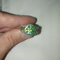 انگشتر نقره کلکسیونی الماس روس
