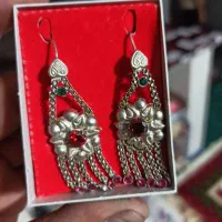 گوشواره نقره ساخت افغانستان|جواهرات|اصفهان, مارچین|دیوار