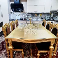 میز ناهارخوری سلطنتی منبت کاری|میز و صندلی غذاخوری|دورود, |دیوار