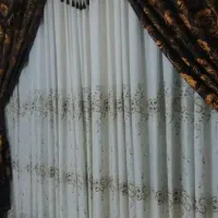 پرده 4متری پذیرایی|پرده، رانر، رومیزی|دهدشت, |دیوار