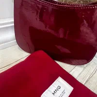 کیف ورنی و شال برند منگو|کیف، کفش، کمربند|رشت, معلم|دیوار