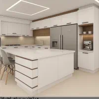 کابینت ساده ،های گلاس،کمد دیواری ریلی ساده