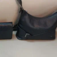 کیف چرم کوچک و بزرگ برند چرم مشهد چرم منط مشکی