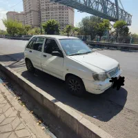 پراید sx 111 هاچبک مدل 90(سفید) رینگ اسپرت