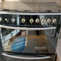 اجاق گاز فر دار ۵ شعله نو بدون استفاده