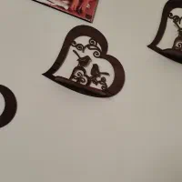 قلب تزیینی ۳تیکه