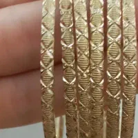 بدلیجات گردنبند  ورساج  النگوی طلا روس 6عددی|بدلیجات|ماکو, |دیوار