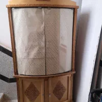 فروش بوفه رنگ طلایی دوتکه