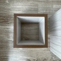 شلف دیواری باکس چوبی و طبقه ی دکوری