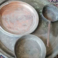 ظروف مسی قدیمی|کلکسیون اشیاء عتیقه|ساری, |دیوار