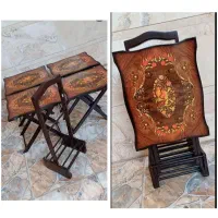 جلو مبلی و میز عسلی تاشو ،چهارتایی ،شیک و کاربردی|مبلمان خانگی و میز عسلی|خرمشهر, |دیوار