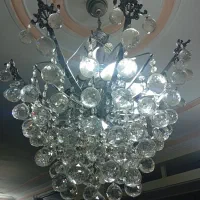 ۳ عدد لوستر گوی کریستال
