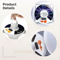 چراغ اضطراری شارژی خورشیدی تاشو|لامپ و چراغ|نقده, |دیوار