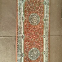 فرش کناره در حد نو قهوه ای