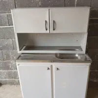 حراج کابینت ظرفشویی همراه با سینگ و آبچکان فروشی