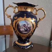 گلدان طلاکوب اصل.