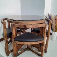 میز ناهار خوری کم جا چوبی|میز و صندلی غذاخوری|ساری, |دیوار