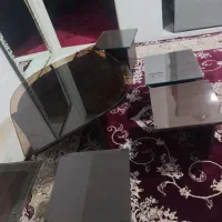 میز عسلی جلو مبلی قهوه ایی رنگ|مبلمان خانگی و میز عسلی|رباطکریم, نصیرشهر|دیوار