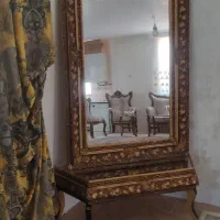 کنسول قدی چوب گردو