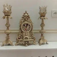 ساعت  وشمعدون رومیزی