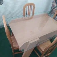 میز ناهارخوری ۴ نفره نو|میز و صندلی غذاخوری|شیراز, ریاستی|دیوار