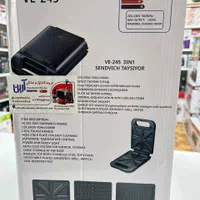 ساندویچساز سهکاره وگاتی مدل VE-245     اسنک ساز|اجاق گاز و لوازم برقی پختوپز|بوشهر, |دیوار