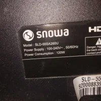 تلویزیون ال ای دی شکسته ۵۵ اینچ اسنوا