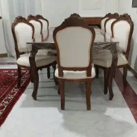 میز و صندلی غذاخوری هشت نفره