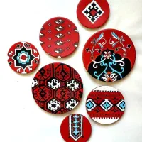 دیوارکوب سفالی دست ساز تخفیف ویژه یلدایی|تابلو، نقاشی، عکس|کاشان, جمال آباد|دیوار