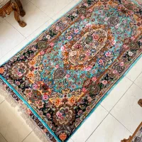 فرش دستباف ابریشم|فرش|چهارباغ, |دیوار