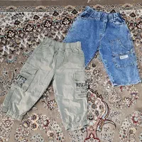 شلوارک پسرانه لی و کتان