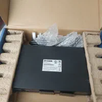 سوییچ ۲۴ پورت D-Link 10/100 با کارتن و کابل پاور