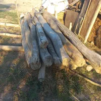 چوب گرد و پنجره اهنی|مصالح و تجهیزات ساختمان|گرمادوز, |دیوار